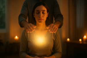 Meditación sanación con imposición de manos