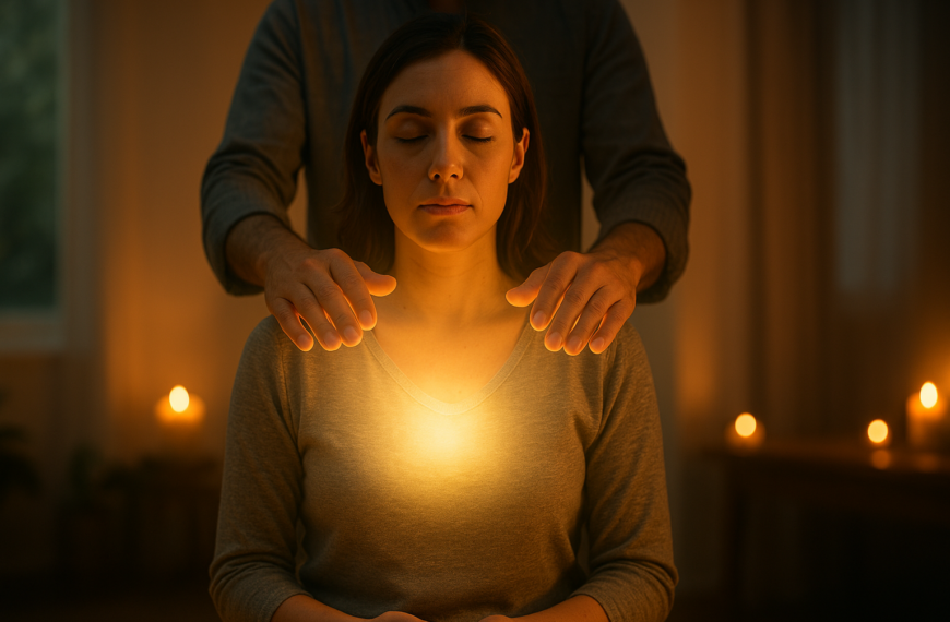 Meditación sanación con imposición de manos