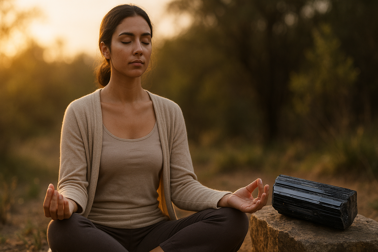 Meditación turmalina
