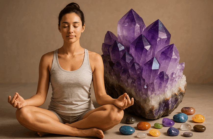 Meditación cristales